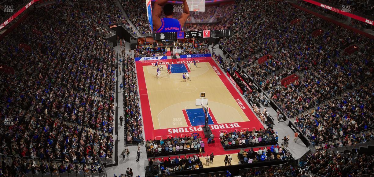 Little Caesars Arena - Section 204 Seat View