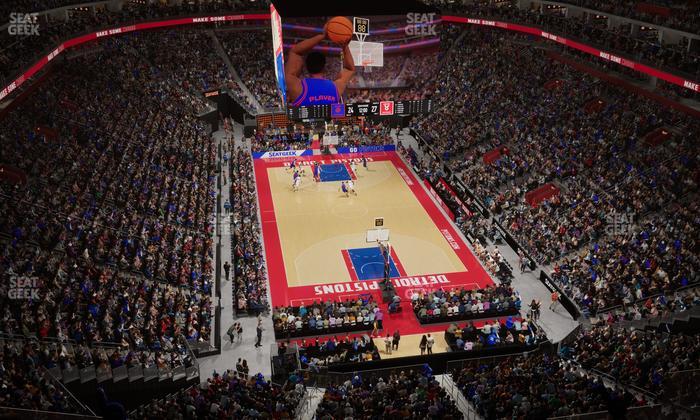 Little Caesars Arena - Section 204 Seat View