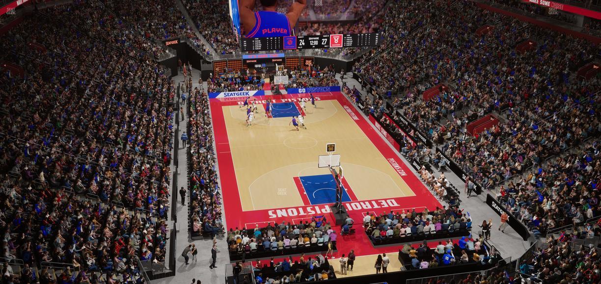 Little Caesars Arena - Section 204 Seat View