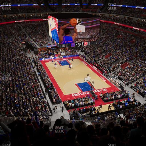 Little Caesars Arena - Section 205 Seat View