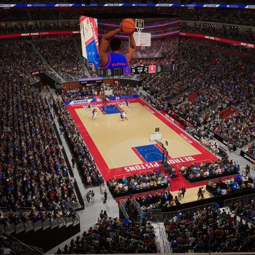 Little Caesars Arena - Section 205 Seat View