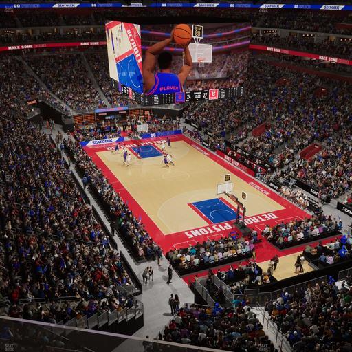 Little Caesars Arena - Section 206 Seat View