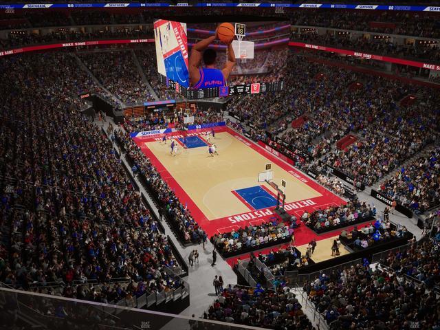 Little Caesars Arena - Section 206 Seat View