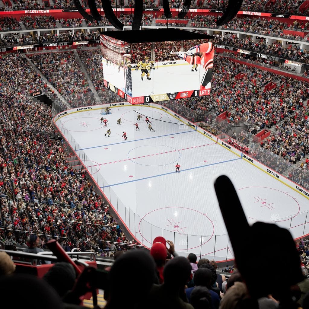 Little Caesars Arena - Section 206 Seat View