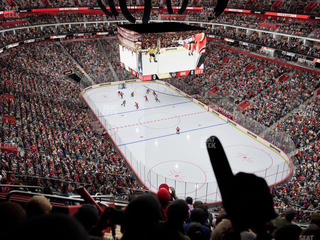 Little Caesars Arena - Section 206 Seat View