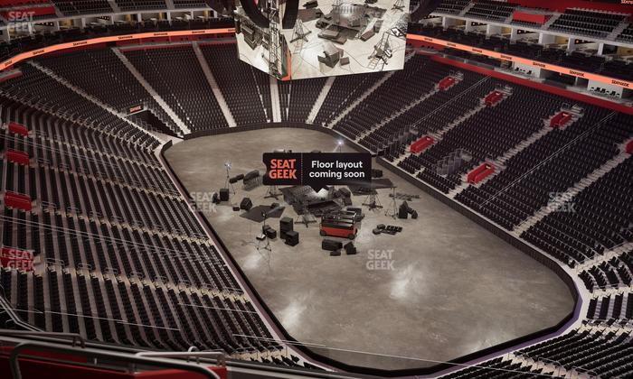 Little Caesars Arena - Section 206 Seat View