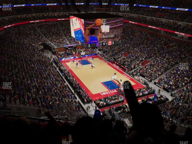 Little Caesars Arena - Section 206 Seat View Little Caesars Arena - Section 206 Seat View