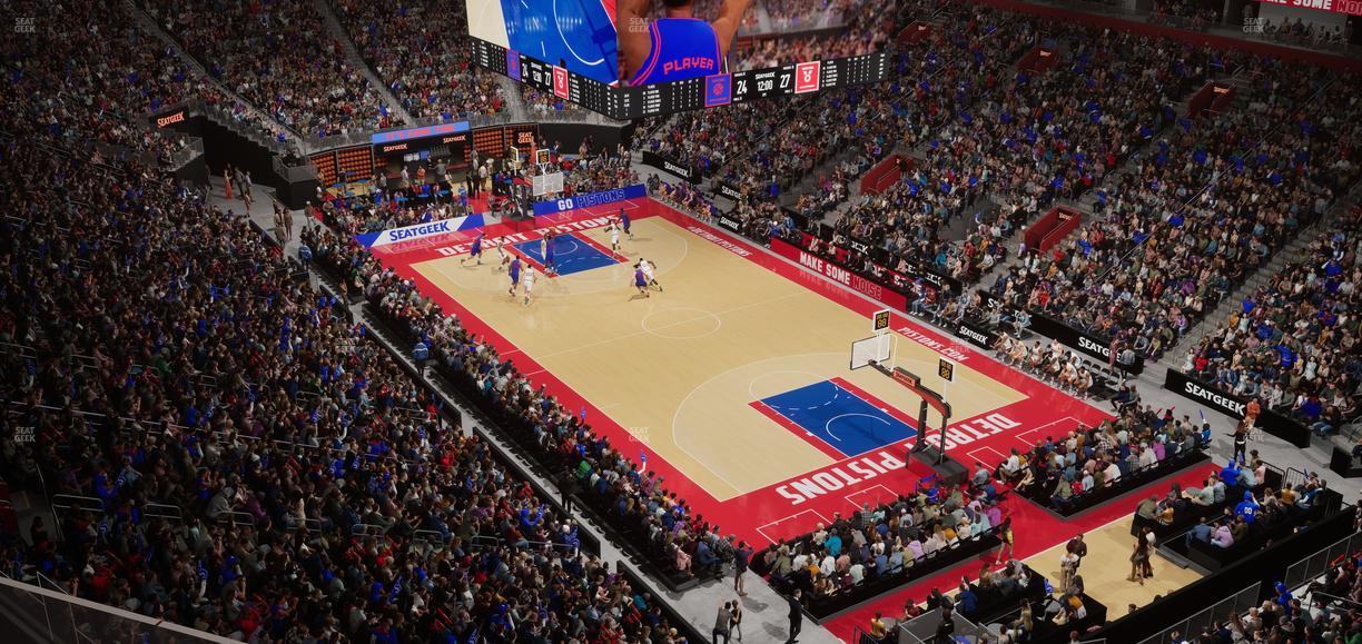 Little Caesars Arena - Section 207 Seat View