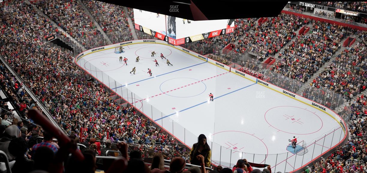 Little Caesars Arena - Section 207 Seat View