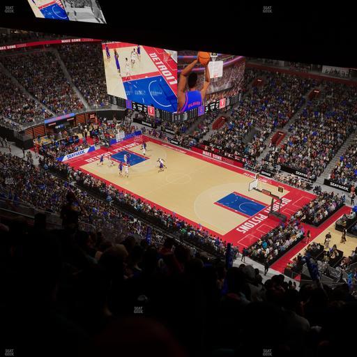 Little Caesars Arena - Section 208 Seat View