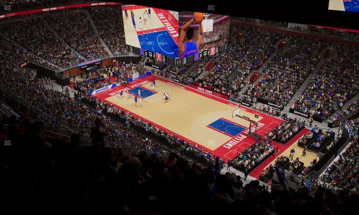 Little Caesars Arena - Section 208 Seat View