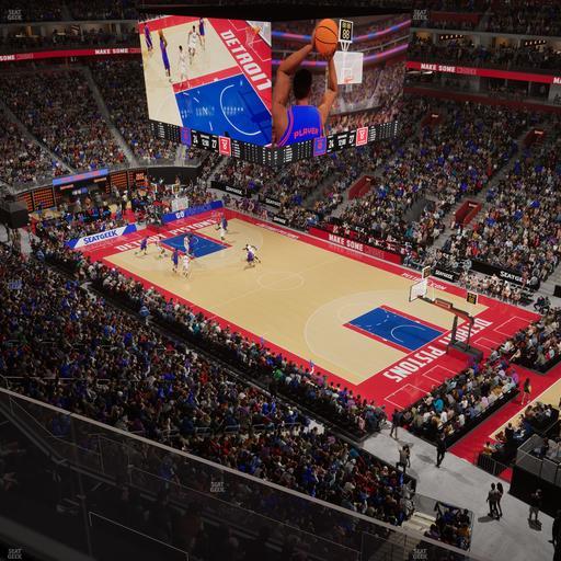 Little Caesars Arena - Section 208 Seat View