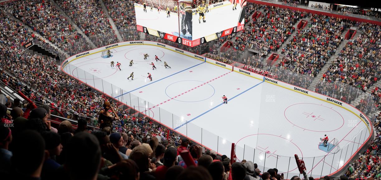 Little Caesars Arena - Section 208 Seat View