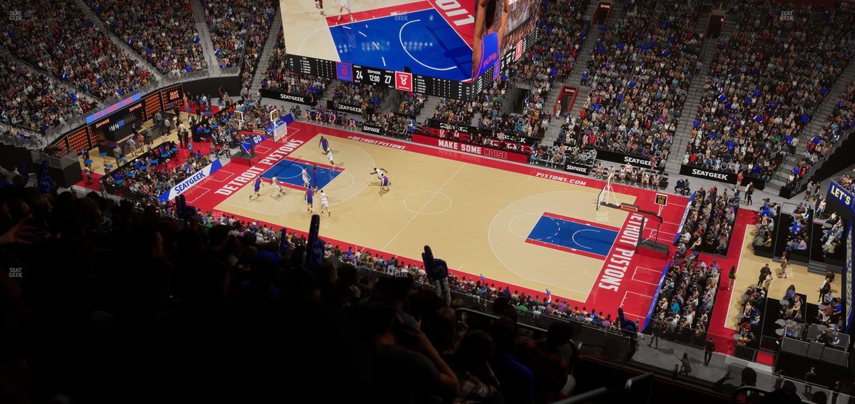 Little Caesars Arena - Section 209 Seat View