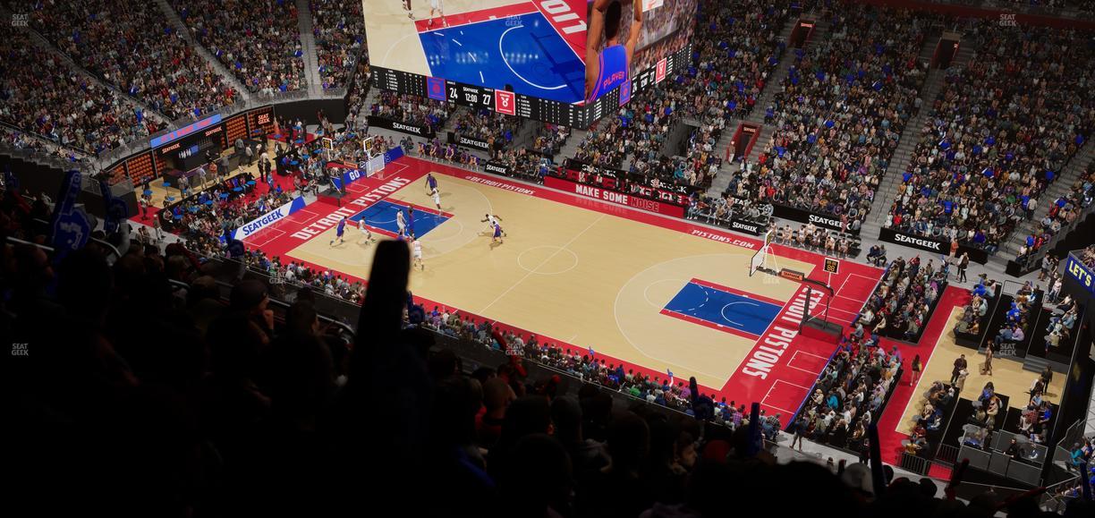 Little Caesars Arena - Section 209 Seat View