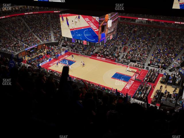 Little Caesars Arena - Section 209 Seat View Little Caesars Arena - Section 209 Seat View