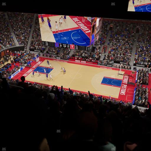 Little Caesars Arena - Section 210 Seat View