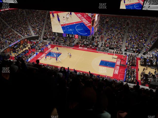 Little Caesars Arena - Section 210 Seat View Little Caesars Arena - Section 210 Seat View