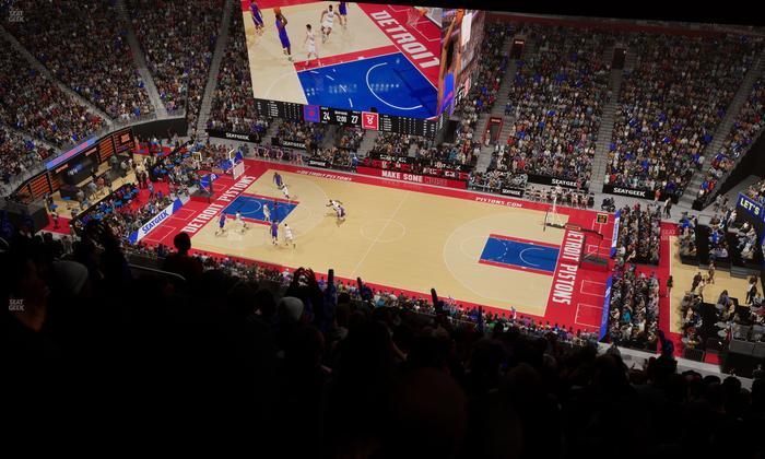 Little Caesars Arena - Section 210 Seat View