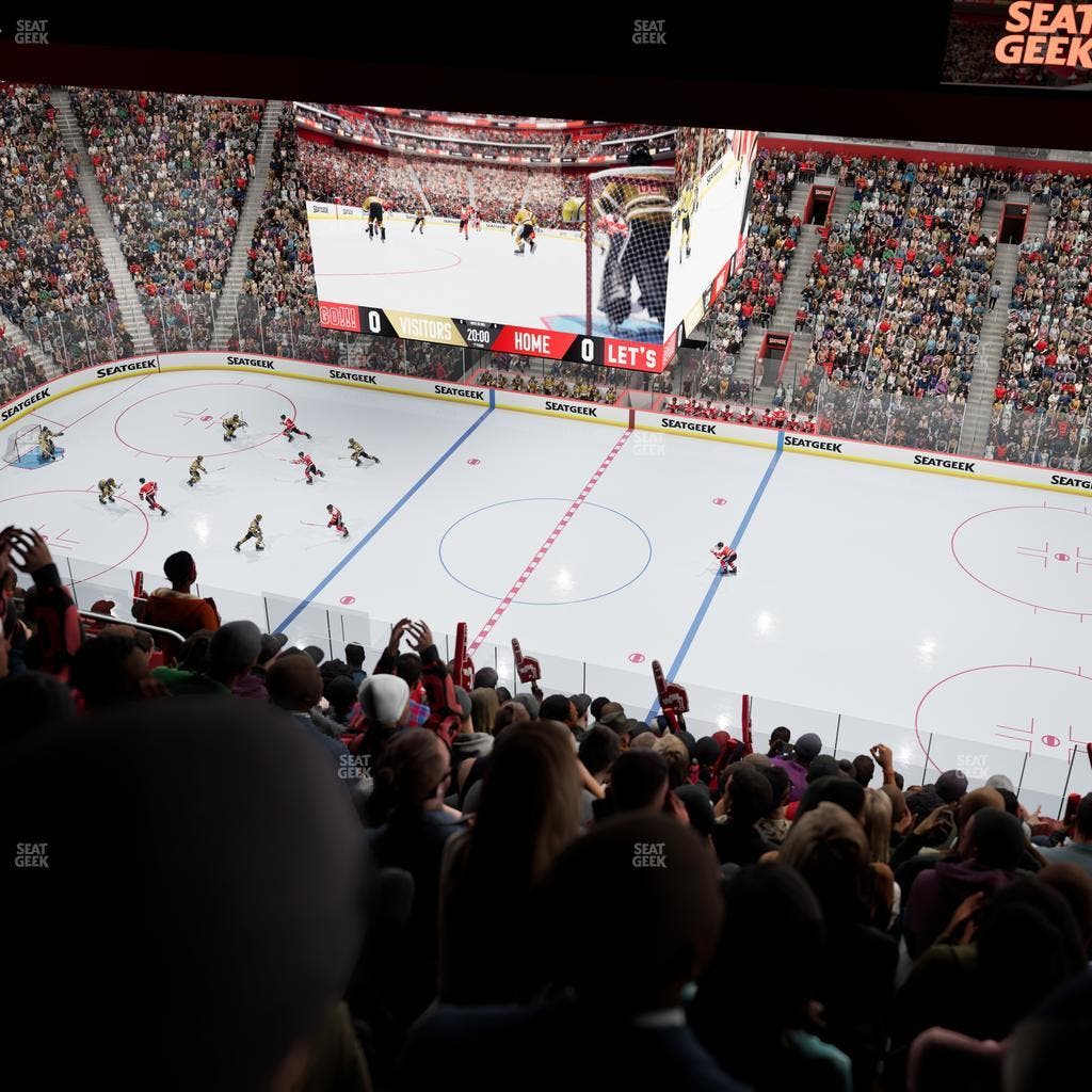 Little Caesars Arena - Section 210 Seat View