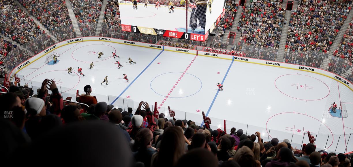 Little Caesars Arena - Section 210 Seat View