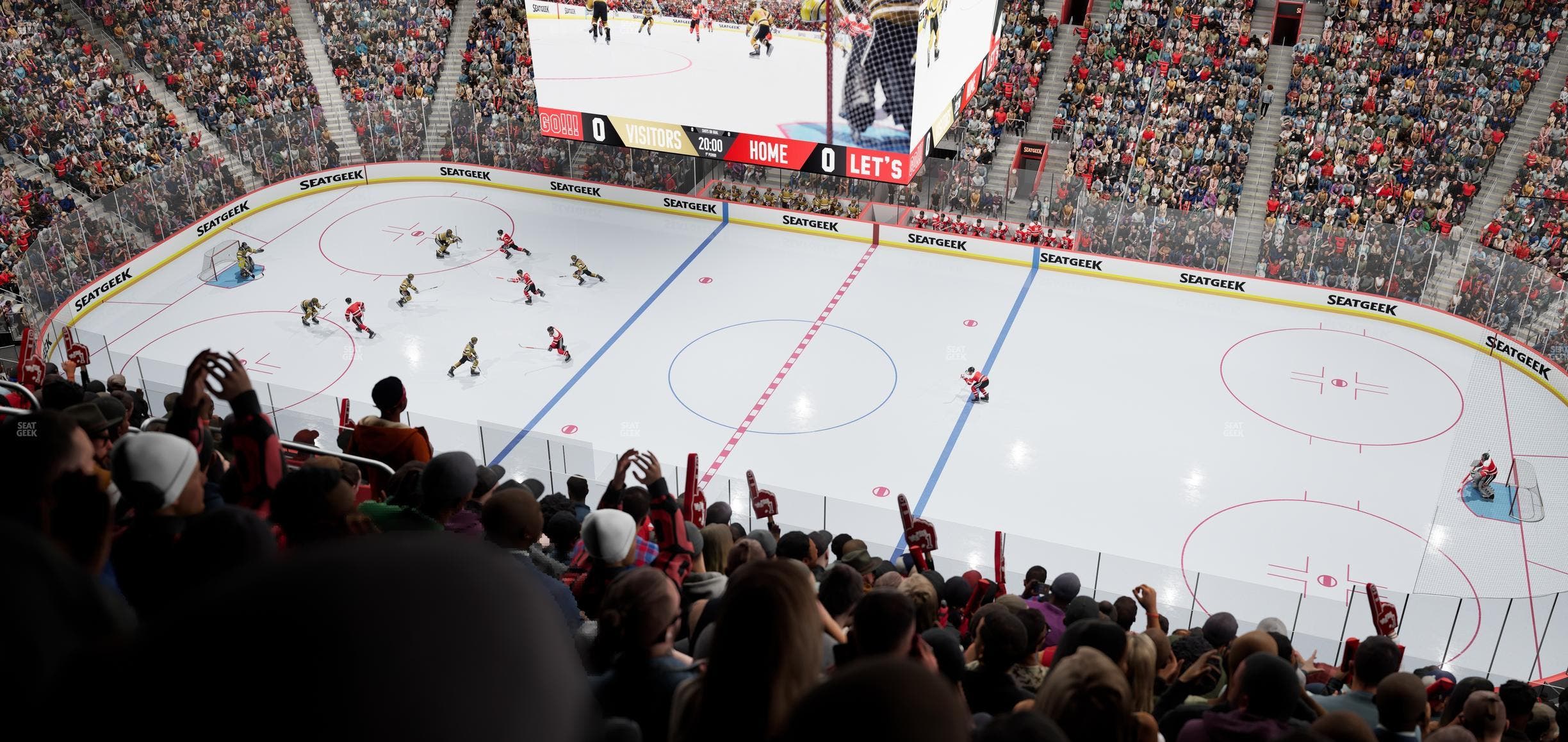 Little Caesars Arena - Section 210 Seat View