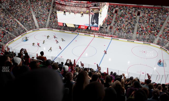 Little Caesars Arena - Section 210 Seat View