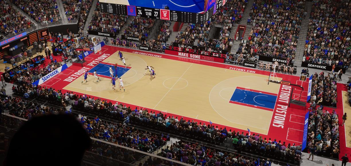 Little Caesars Arena - Section 210 Seat View