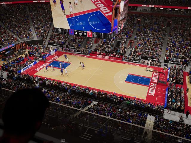 Little Caesars Arena - Section 210 Seat View