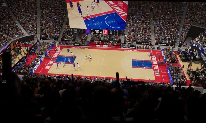 Little Caesars Arena - Section 211 Seat View