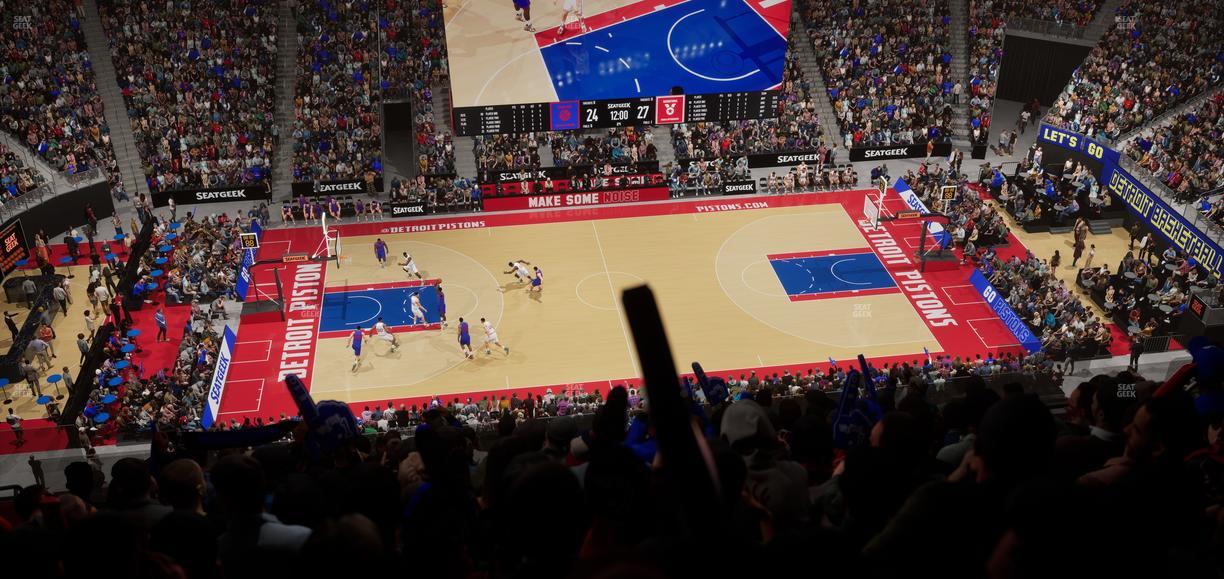 Little Caesars Arena - Section 212 Seat View