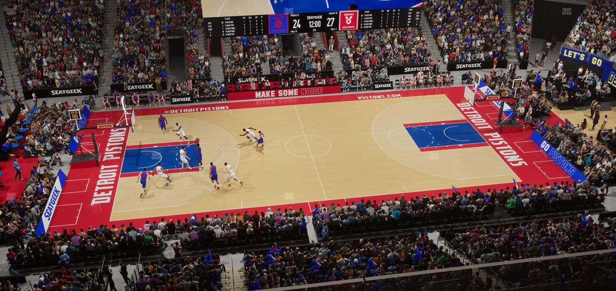 Little Caesars Arena - Section 212 Seat View