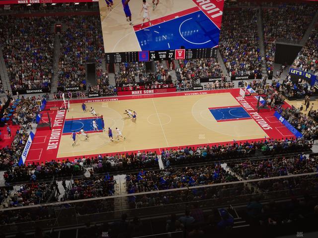 Little Caesars Arena - Section 212 Seat View