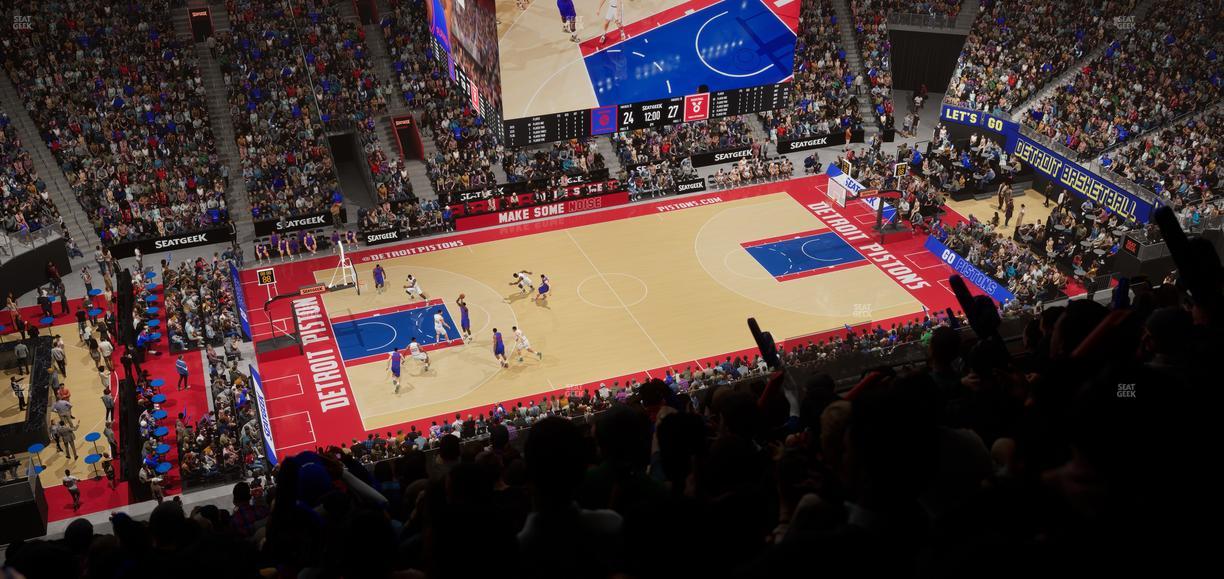 Little Caesars Arena - Section 213 Seat View