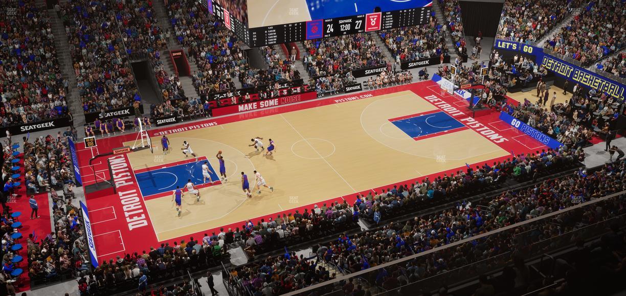 Little Caesars Arena - Section 213 Seat View