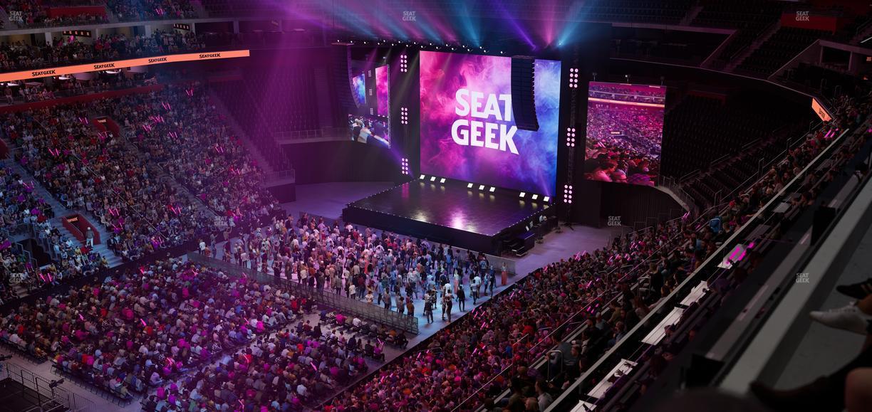 Little Caesars Arena - Section 214 Seat View