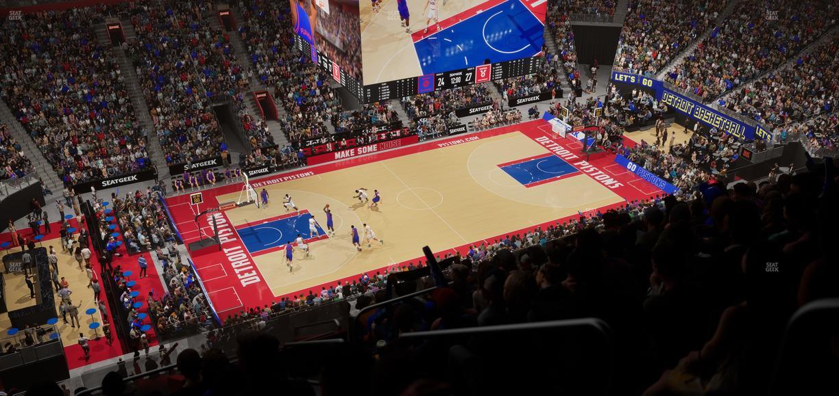 Little Caesars Arena - Section 214 Seat View