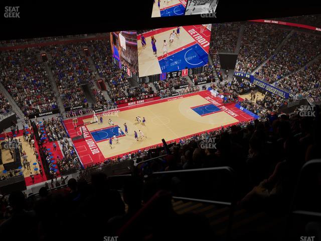 Little Caesars Arena - Section 214 Seat View