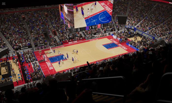 Little Caesars Arena - Section 214 Seat View