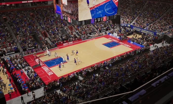 Little Caesars Arena - Section 214 Seat View