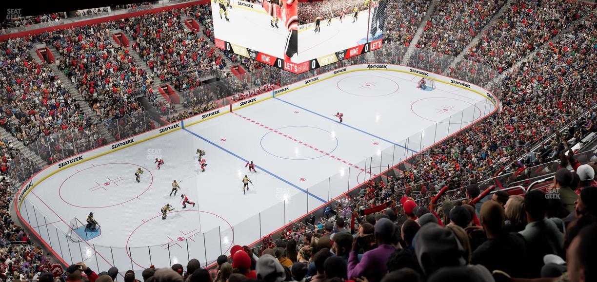 Little Caesars Arena - Section 215 Seat View
