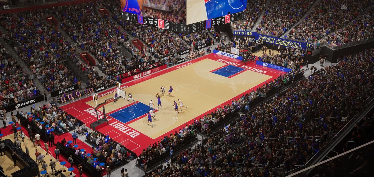 Little Caesars Arena - Section 215 Seat View