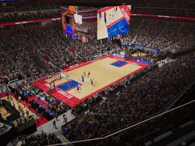 Little Caesars Arena - Section 215 Seat View