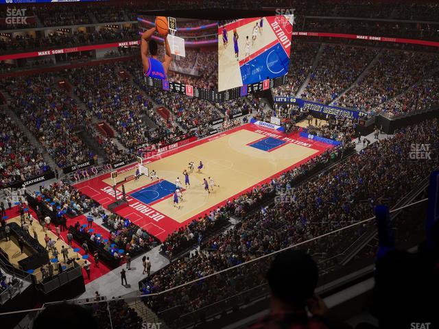 Little Caesars Arena - Section 215 Seat View