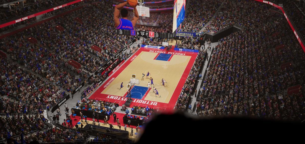 Little Caesars Arena - Section 217 Seat View