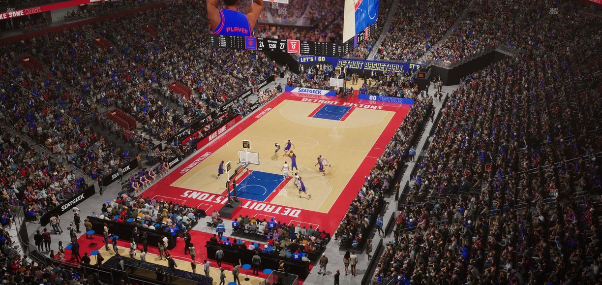 Little Caesars Arena - Section 217 Seat View