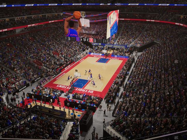 Little Caesars Arena - Section 217 Seat View