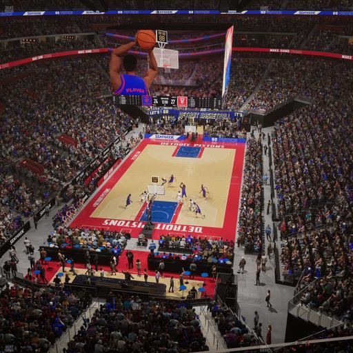 Little Caesars Arena - Section 218 Seat View