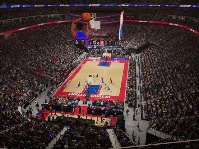 Little Caesars Arena - Section 218 Seat View