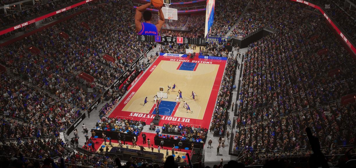 Little Caesars Arena - Section 218 Seat View